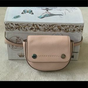 Like New J. Crew Nude Bristol Convertible Belt bag/Fanny Pack in leather